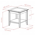 Santino Accent Table, Oyster Gray