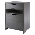 Nova Filing Storage Cabinet, Charcoal