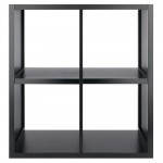 Timothy 2x2 Storage Cube Shelf, Black