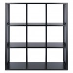 Timothy 3x3 Storage Cube Shelf, Black