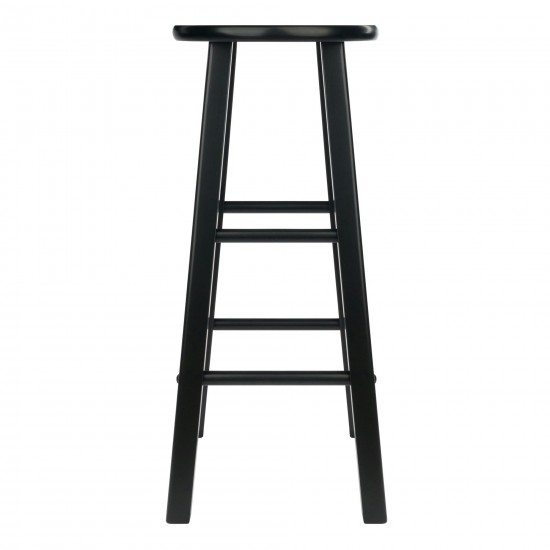 Element 2-Pc Bar Stool Set, Black