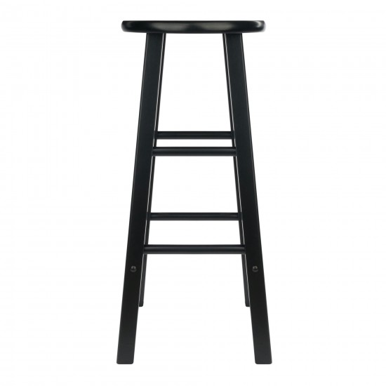 Element 2-Pc Bar Stool Set, Black