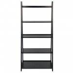 Adam 5-Tier A-Frame Shelf, Black