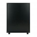 Halifax 5-Drawer Cabinet, Black