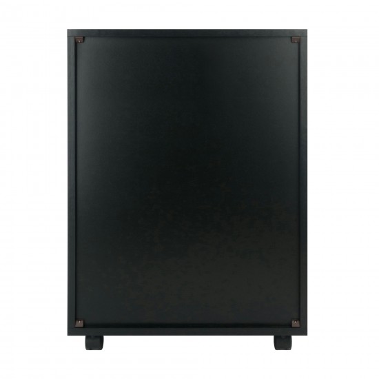 Halifax 5-Drawer Cabinet, Black