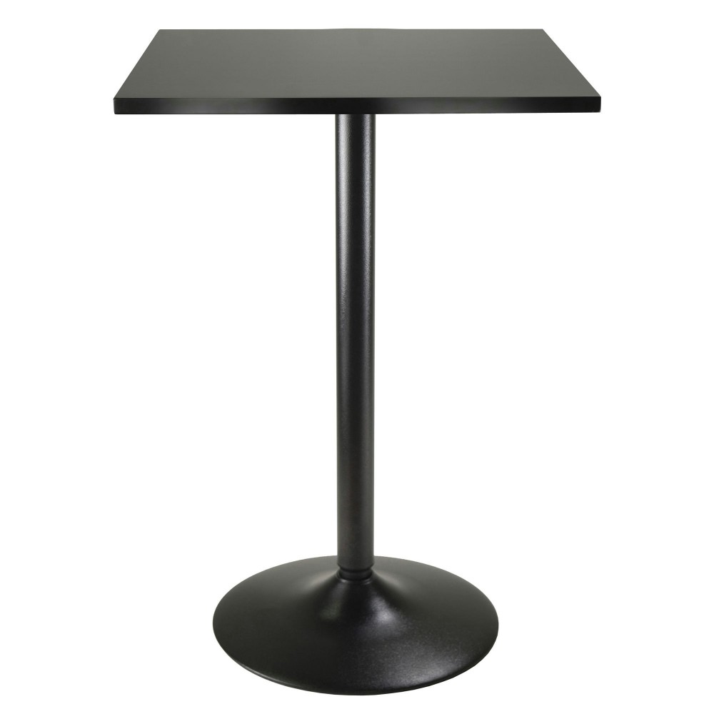 Obsidian Square Dining Table, Black