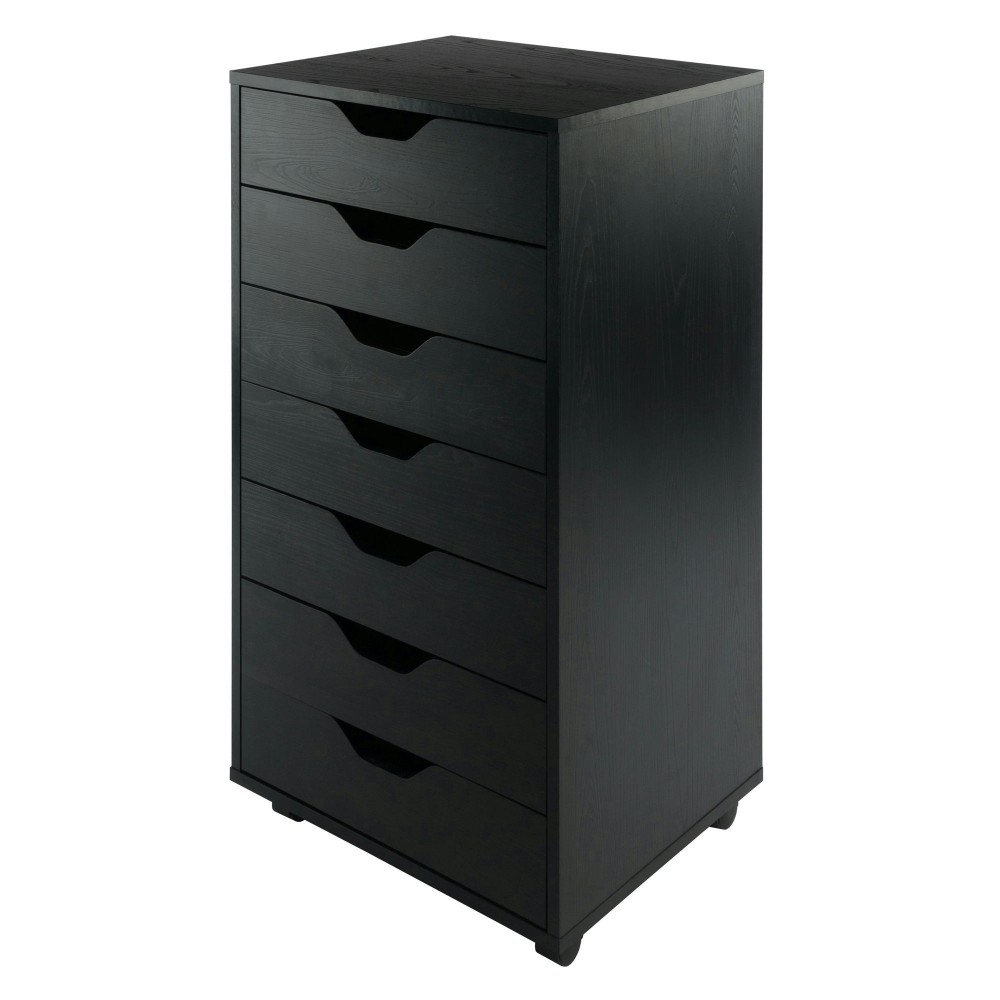 Halifax 7-Drawer Cabinet, Black Halifax 7-Drawer Cabinet, Black