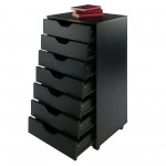 Halifax 7-Drawer Cabinet, Black