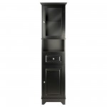 Alps Tall Storage Cabinet, Black