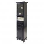 Alps Tall Storage Cabinet, Black