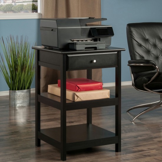 Delta Home Office Printer Stand, Black