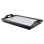 Reena Breakfast Tray, Black and White