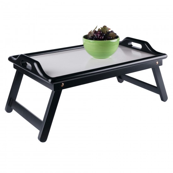 Reena Breakfast Tray, Black and White