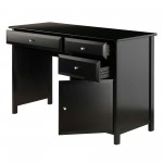 Delta Home Office Writing Desk, Black