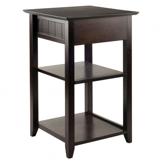 Burke Home Office Printer Stand, Coffee