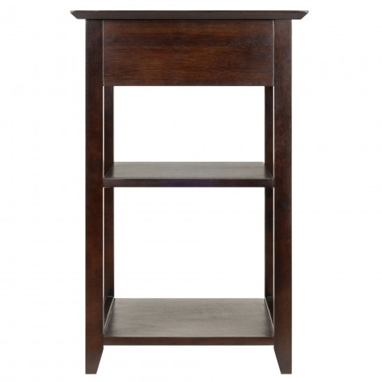 Burke Home Office Printer Stand, Coffee