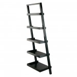 Bellamy 5-Tier Leaning Shelf, Black