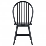 Windsor 2-Pc Chair Set, Black