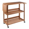Radley Kitchen Cart, Foldable, Light Oak