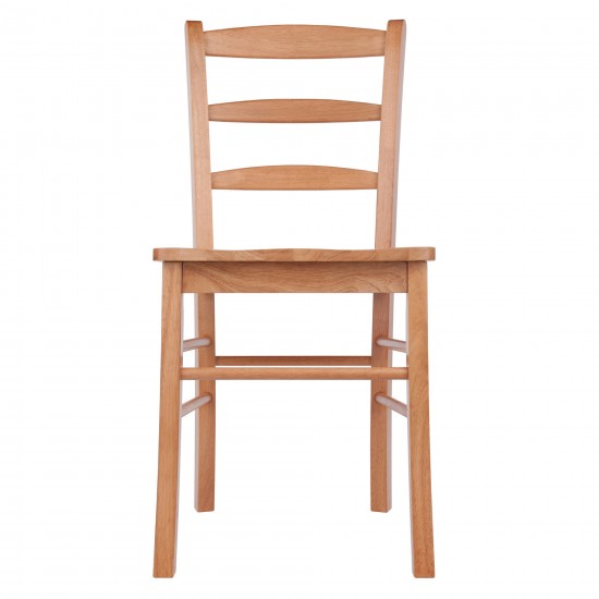 Benjamin 2-Pc Ladder-back Chair Set, Light Oak