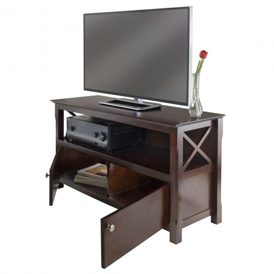 Xola TV Stand, Cappuccino