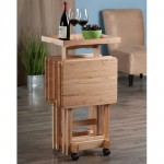 Isabelle 6-Pc Snack Table Set, Natural