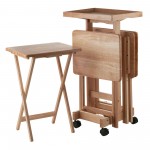 Isabelle 6-Pc Snack Table Set, Natural