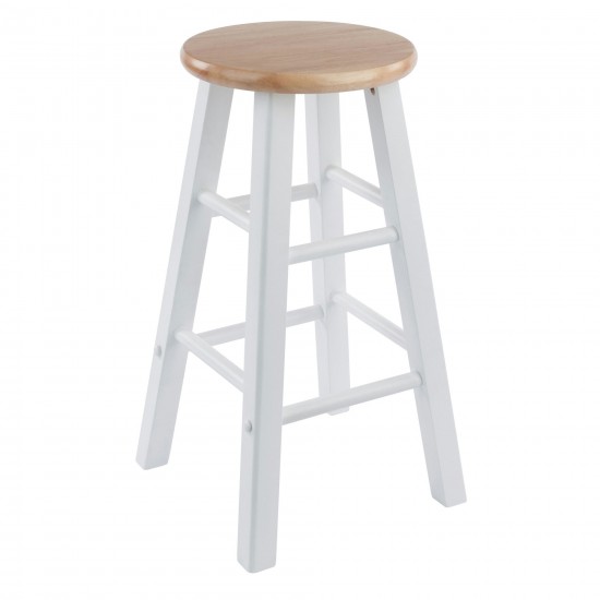 Element 2-Pc Counter Stool Set, Natural and White