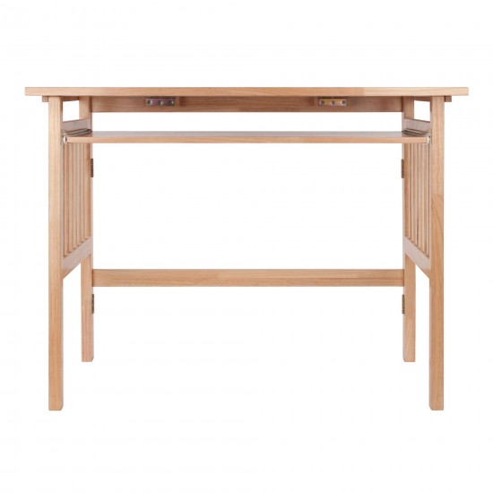 Mission Foldable Computer Desk, Natural