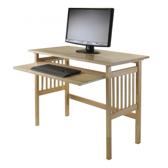 Mission Foldable Computer Desk, Natural