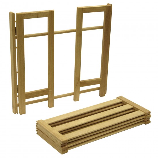 Clifford 4-Tier Shoe Rack, Stackable, Natural