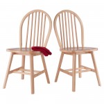 Windsor 2-Pc Chair Set, Natural