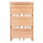 Mission 3-Section Foldable Shelf, Natural