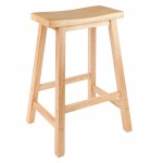 Satori Saddle Seat Counter Stool, Natural