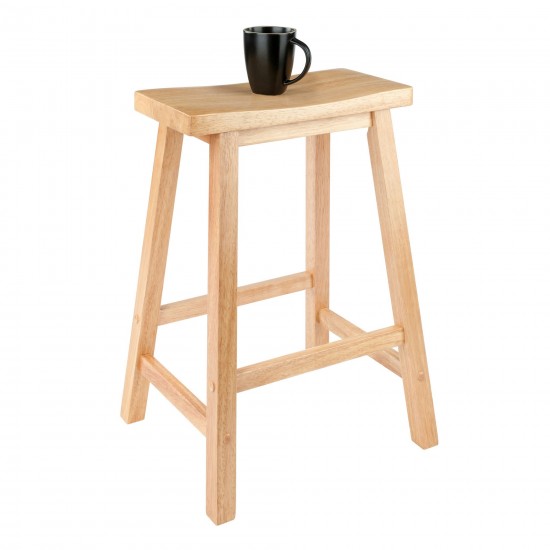 Satori Saddle Seat Counter Stool, Natural