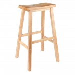 Satori Saddle Seat Bar Stool, Natural