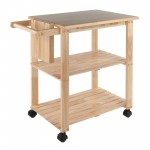 Mario Utility Kitchen Cart, Natural