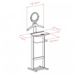 Carson Valet Stand, Espresso