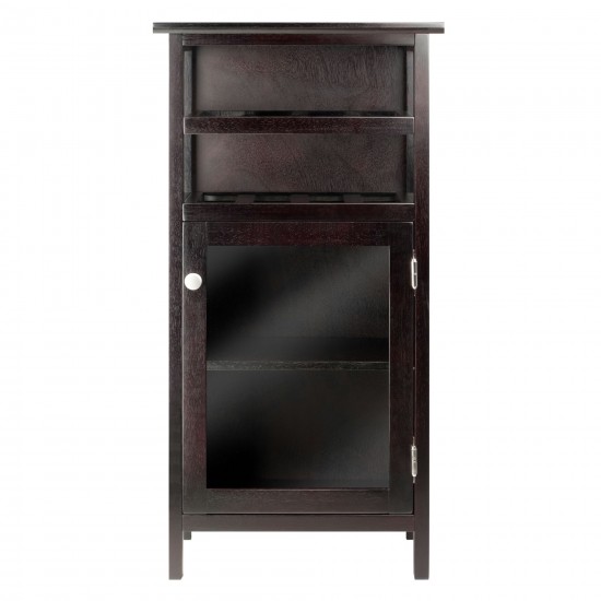 Alta Wine Cabinet, Espresso