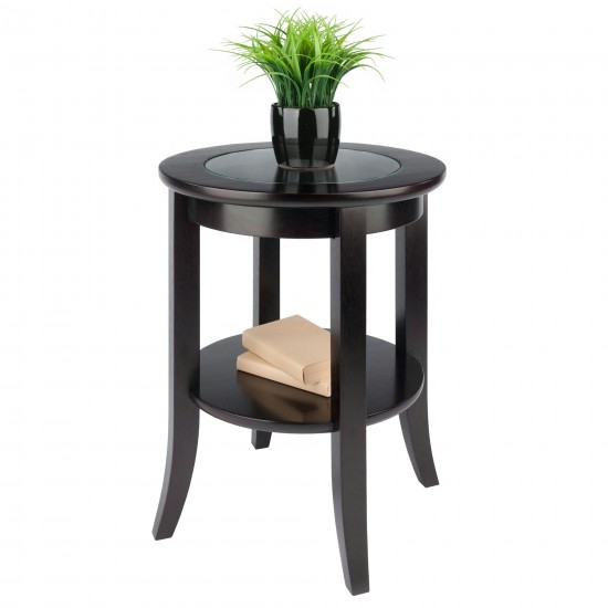 Genoa End Table, Espresso