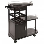 Jimmy Entertainment Cart, Espresso