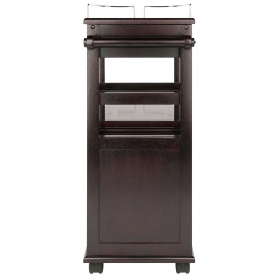 Jimmy Entertainment Cart, Espresso