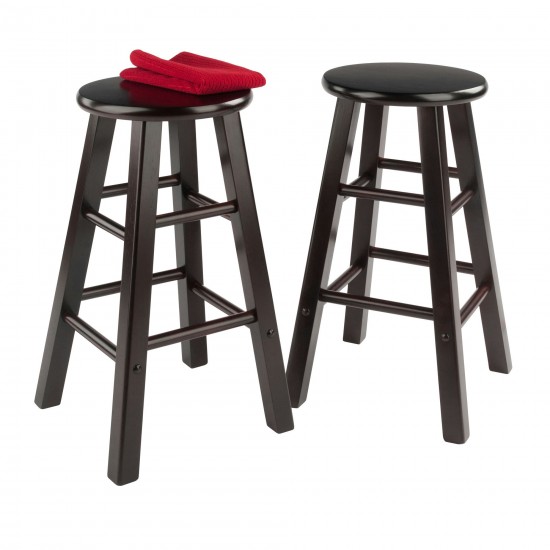 Element 2-Pc Counter Stool Set, Espresso