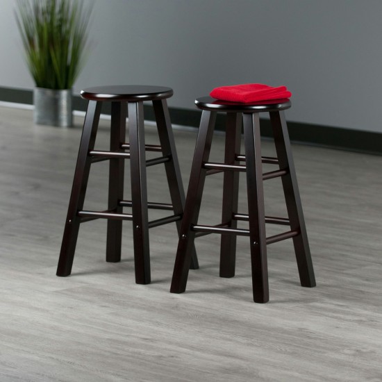 Element 2-Pc Counter Stool Set, Espresso