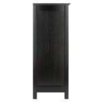 Terrace 2-Section Bookcase, Wide Shelf, Espresso