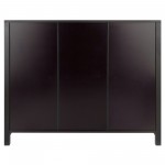 Terrace 2-Section Bookcase, Wide Shelf, Espresso