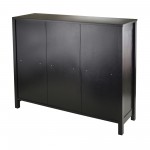 Terrace 2-Section Bookcase, Wide Shelf, Espresso