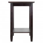 Genoa Rectangular End Table, Espresso