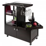 Galen Entertainment Cart, Espresso