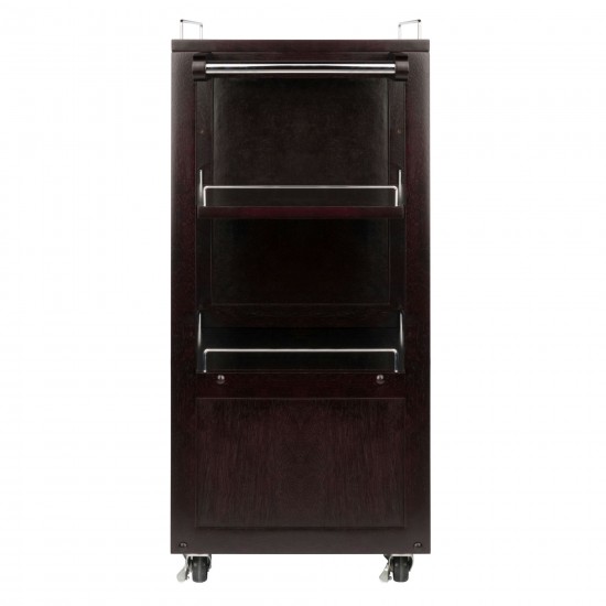 Galen Entertainment Cart, Espresso